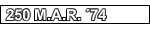 250 MAR 74
